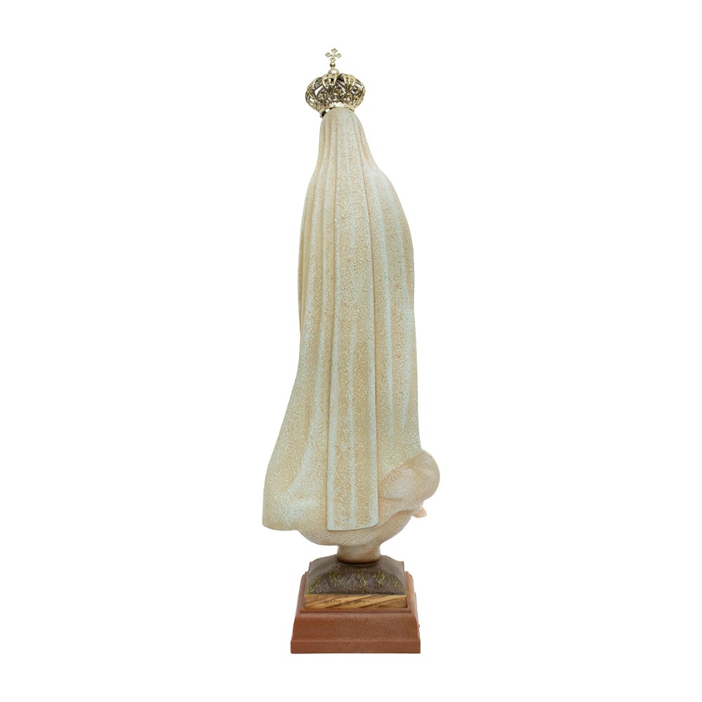 Statua Della Madonna Di Fatima Effetto Pietra MYriam