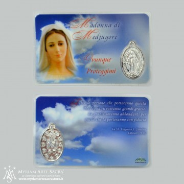 Card Madonna di Medjugore