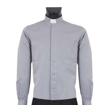 Camicia Clergy in Tessuto...