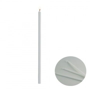 Candele Candele in cera bianca crema 180mm/Ø21mm