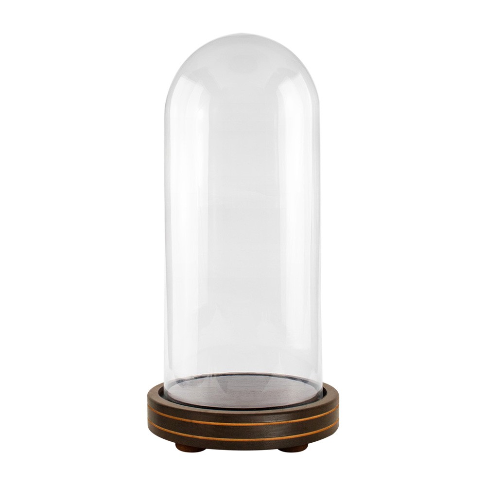 Campana in vetro con base diametro 20 cm