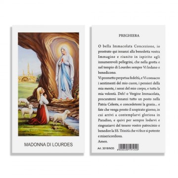 Santino Madonna di Lourdes...