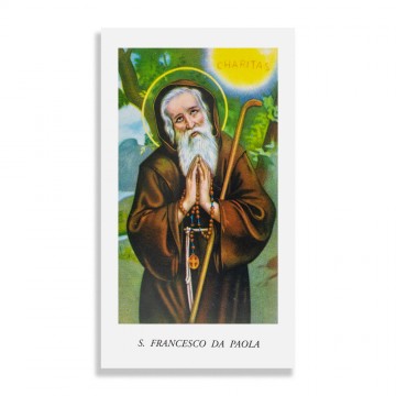 Santino San Francesco da Paola
