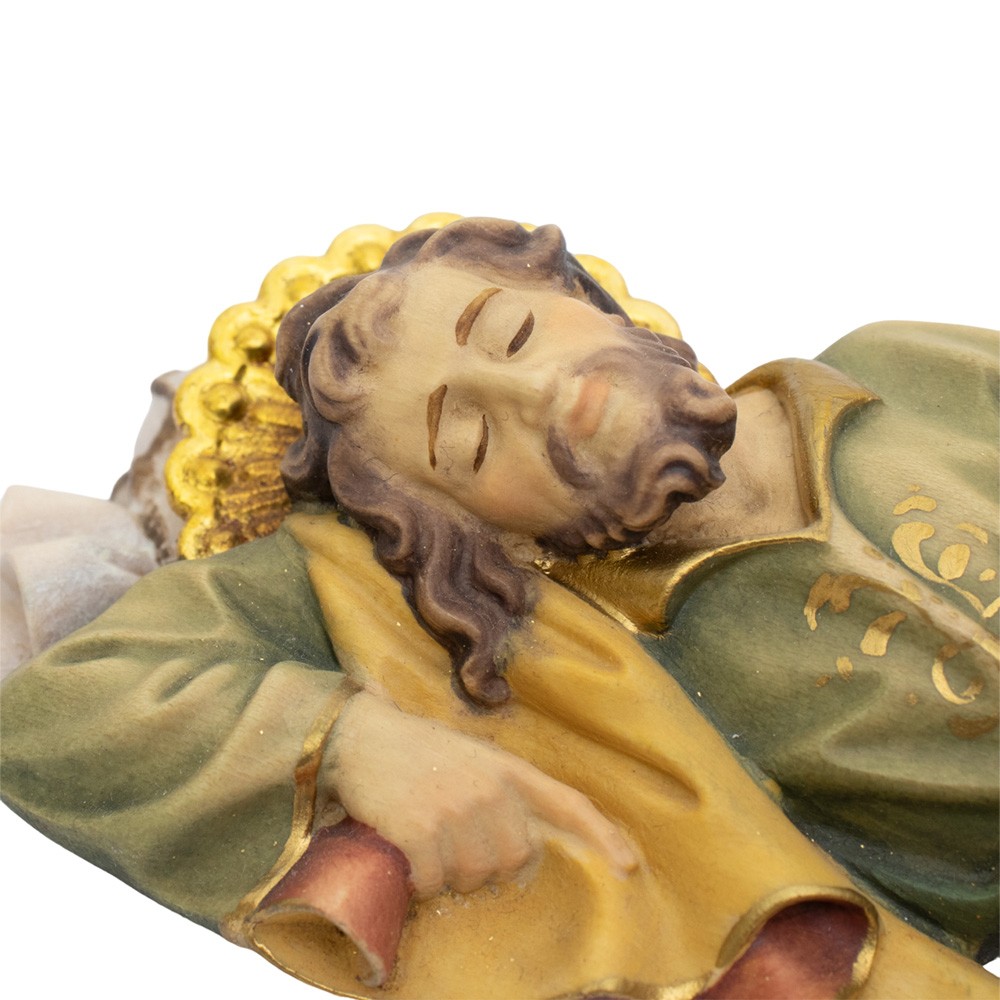 San Giuseppe” scultura in legno naturale