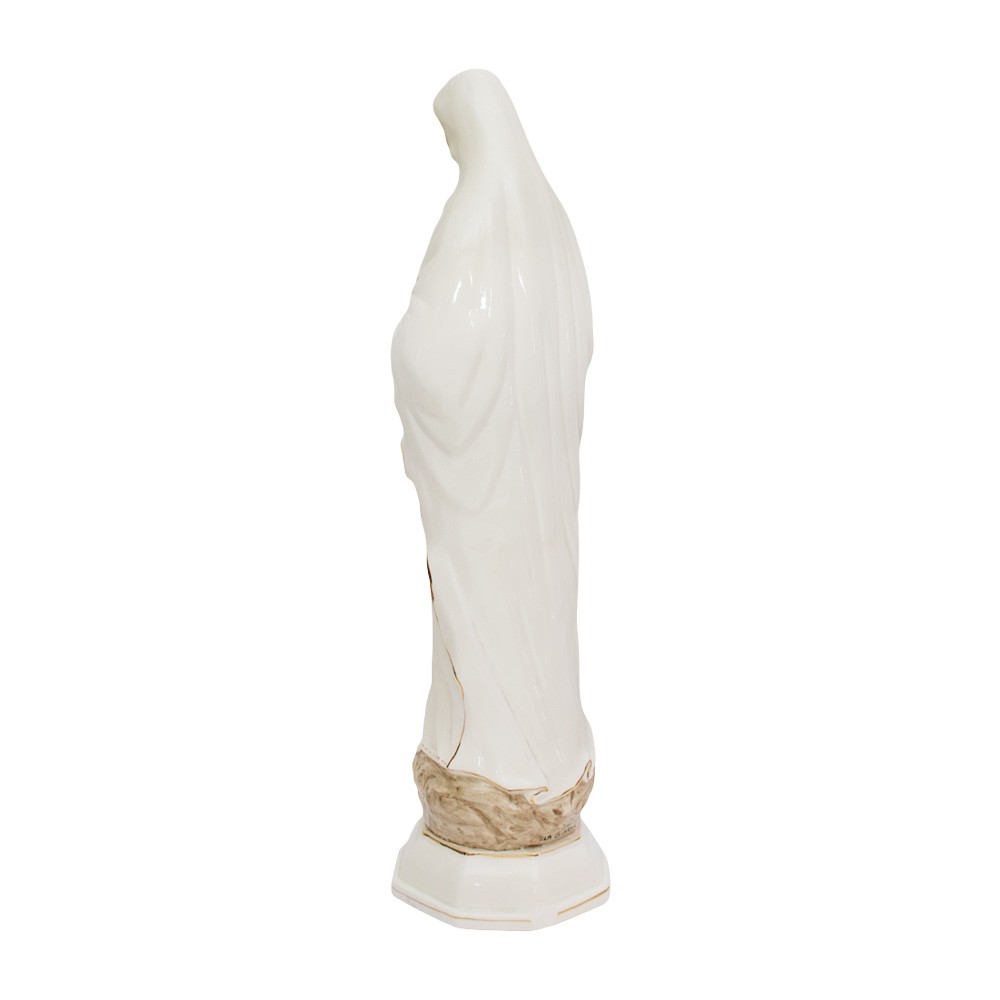 Madonna di Lourdes statua in ceramica