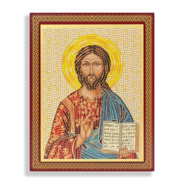Quadro Mosaico Gesù Maestro...
