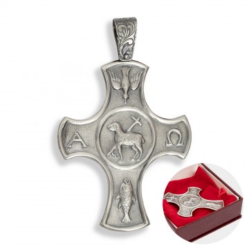 Croce Pettorale Argento 925...