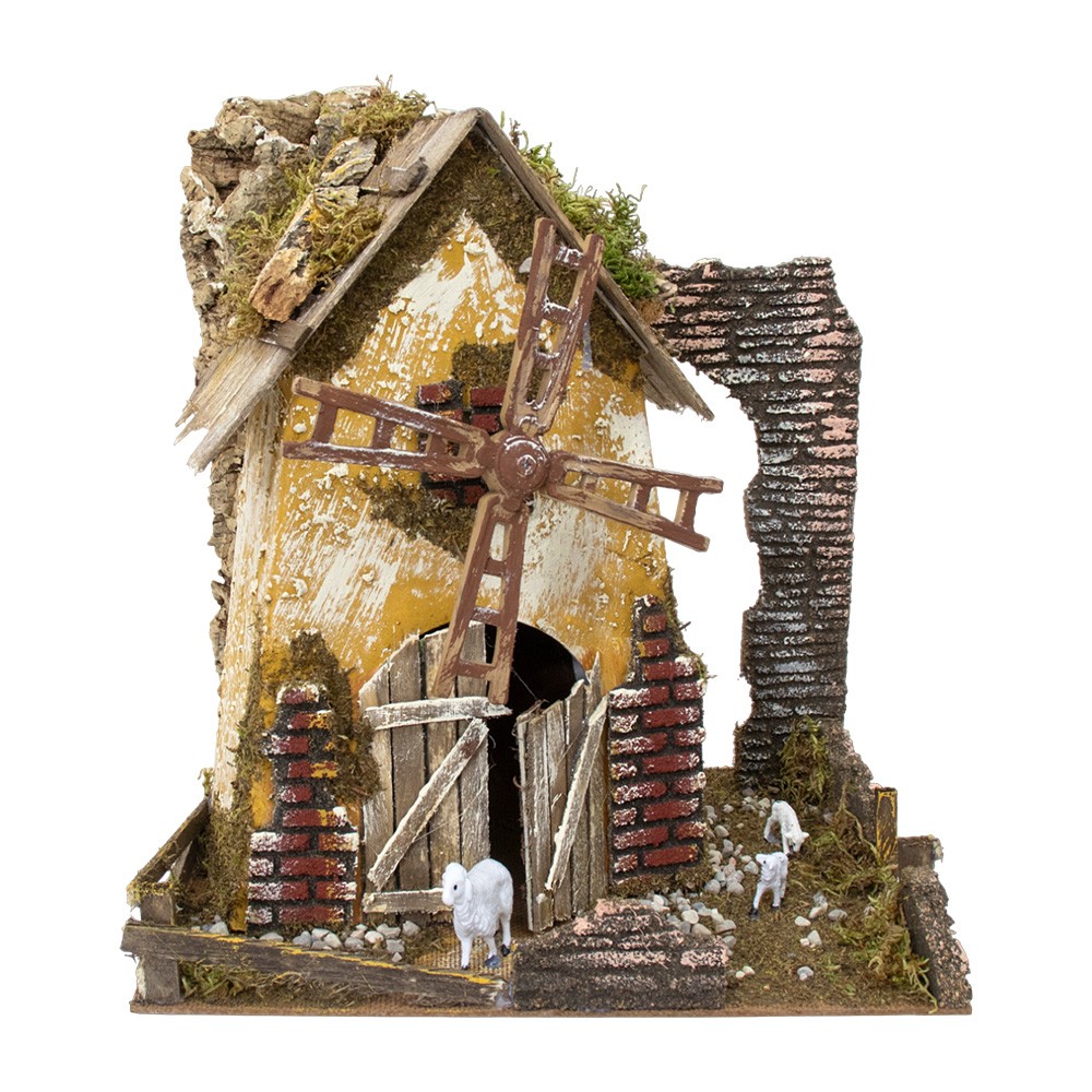 Mulino ad acqua Presepe classico