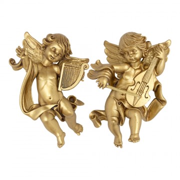 Statuette di angeli in resina Figurine Statua di angelo religioso