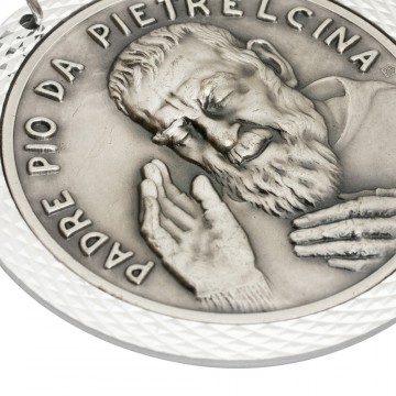 Medaglione San Pio in Metallo