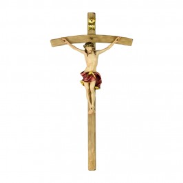 Croce Curva con Corpo di Cristo
