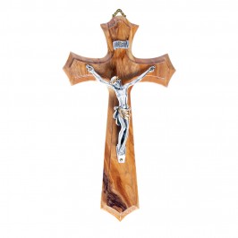 Croce Stilizzata in Legno d'Ulivo