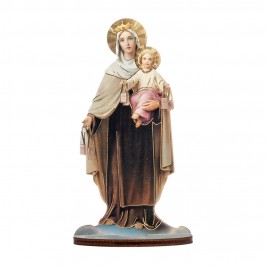 Statuetta Madonna del Carmelo con Biografia