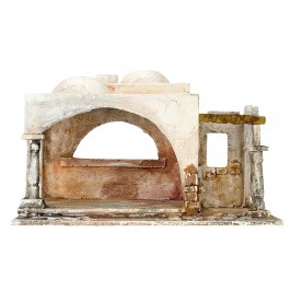 Capanna in Resina con Archi per Natività 12 cm