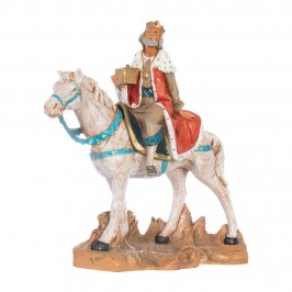Re Bianco su Cavallo Fontanini 19 cm
