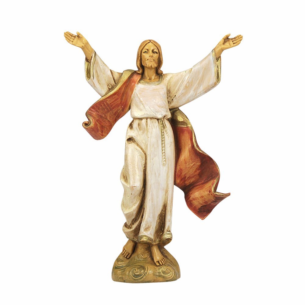 Statua Cristo Risorto Fontanini 17 Cm