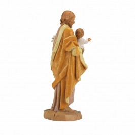 Statua San Giuseppe con Bambino Fontanini