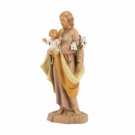 Statua San Giuseppe con Bambino Fontanini