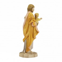 Statua San Giuseppe con Bambino Fontanini