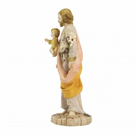 Statua San Giuseppe con Bambino Fontanini