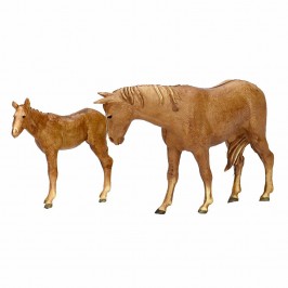Cavallo e Puledro Landi cm 8