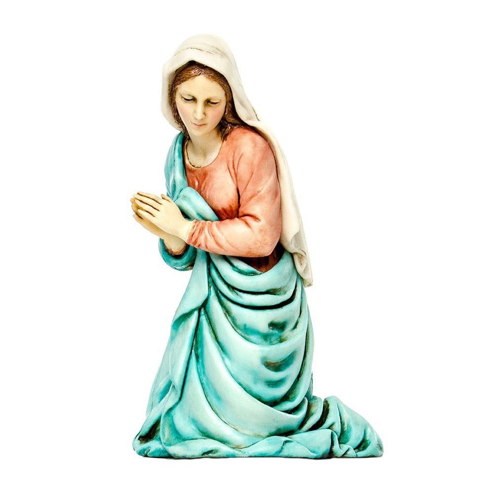 Statuina Madonna in Ginocchio - per Serie da 7 cm - Il Villaggio di Babbo  Natale