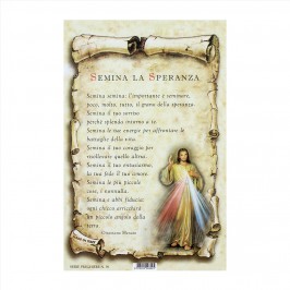 Cartoncino Pergamena con Preghiera