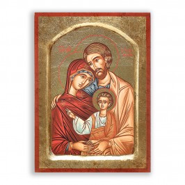 Icona Sacra Famiglia 16x22 cm